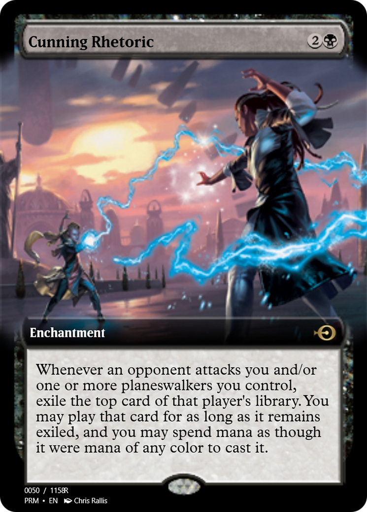Cunning Rhetoric (PRM-90072) - Magic Online Promos Foil