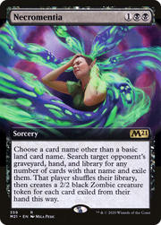 Necromentia (M21-359) - Core Set 2021: (Extended Art)