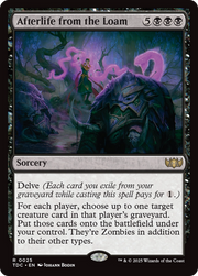 Afterlife from the Loam (TDC-025) - Commander: Tarkir: Dragonstorm