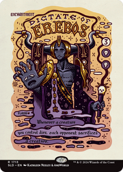 Dictate of Erebos (SLD-1713) - Secret Lair Drop (Borderless) Foil