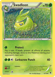 Swadloon 006/119  - Reverse Holofoil XY  Phantom Forces - Uncommon