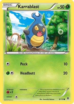 Karrablast 008  XY  Phantom Forces - Common