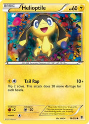 Helioptile (28) 028  - Reverse Holofoil XY  Phantom Forces - Common