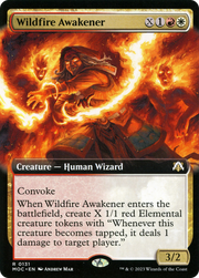 Wildfire Awakener (MOC-131) - March of the Machine Commander: (Extended Art) Foil