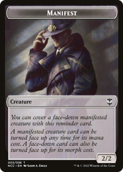 Manifest (TNCC-003) - New Capenna Commander Tokens