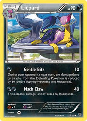 Liepard 057  - Reverse Holofoil XY  Phantom Forces - Uncommon