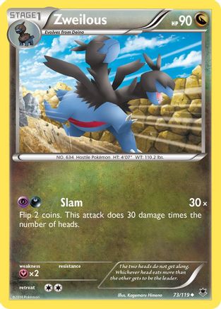 Zweilous 073  XY  Phantom Forces - Uncommon