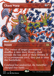 Chaos Warp (2X2-359) - Double Masters 2022 (Borderless)
