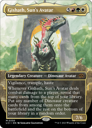 Gishath, Sun's Avatar (LCI-330) - The Lost Caverns of Ixalan (Borderless) Foil