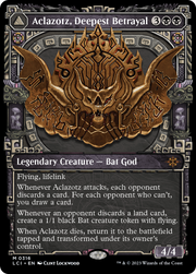 Aclazotz, Deepest Betrayal // Temple of the Dead (LCI-316) - The Lost Caverns of Ixalan: (Showcase) Foil