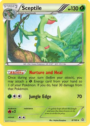 Sceptile 008/160  XY  Primal Clash - Rare