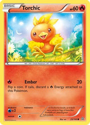 Torchic 025/160  - Reverse Holofoil XY  Primal Clash - Common