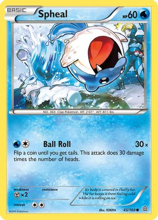 Spheal (45) 045/160  XY  Primal Clash - Common