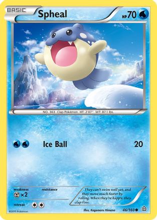 Spheal (46) 046/160  XY  Primal Clash - Common