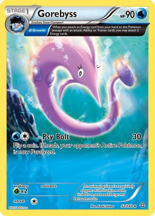 Gorebyss (Alpha) 052/160  - Reverse Holofoil XY  Primal Clash - Rare