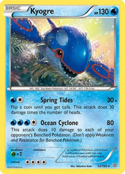 Kyogre 053/160  - Reverse Holofoil XY  Primal Clash - Rare
