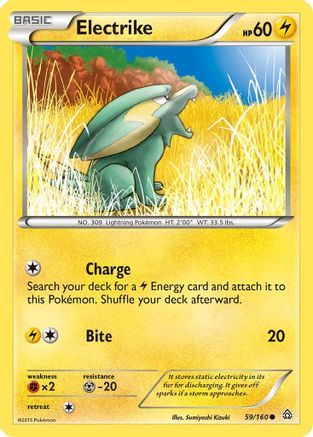 Electrike 059  XY  Primal Clash - Common