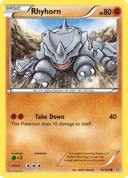 Rhyhorn 074  XY  Primal Clash - Common
