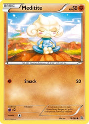 Meditite 079  - Reverse Holofoil XY  Primal Clash - Common