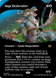 Naga Fleshcrafter (TDM-333) - Tarkir: Dragonstorm: (Showcase) (Borderless) Foil