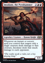 Imodane, the Pyrohammer (PRE-137) - Wilds of Eldraine Promos Foil