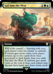 Sail into the West (LTC-149) - Tales of Middle-earth Commander: (Extended Art)