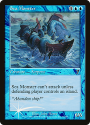 Sea Monster (7ED-97★) - Seventh Edition Foil
