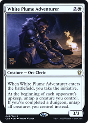 White Plume Adventurer (PRE-49S) - Battle for Baldur's Gate Promos Foil