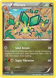 Vibrava 109  - Reverse Holofoil XY  Primal Clash - Uncommon