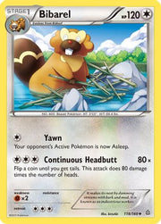 Bibarel 118/160  - Reverse Holofoil XY  Primal Clash - Uncommon