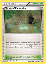 Shrine of Memories 139/160  - Reverse Holofoil XY  Primal Clash - Uncommon