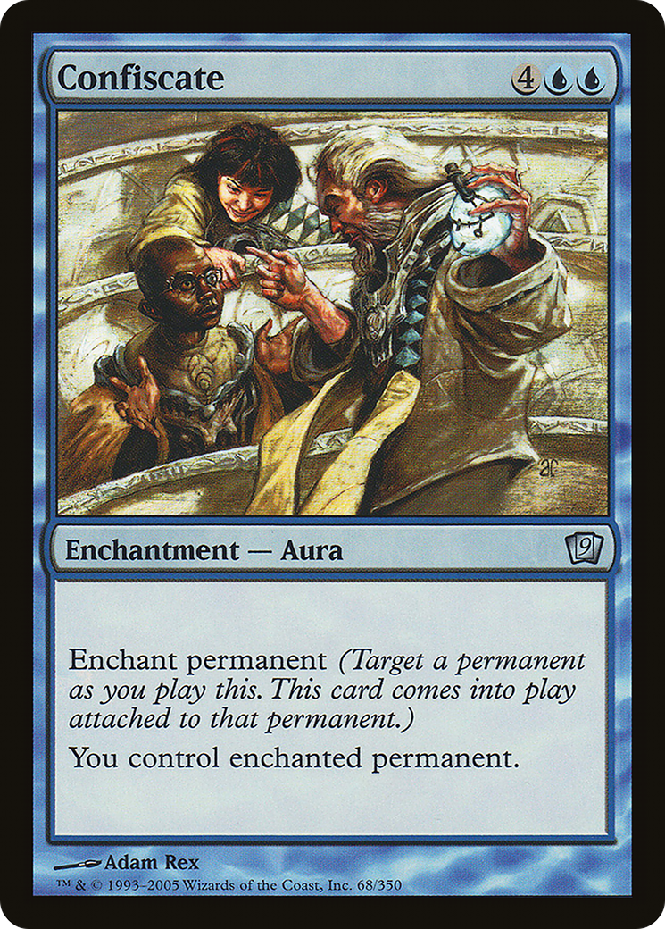 Confiscate (9ED-68★) - Ninth Edition Foil