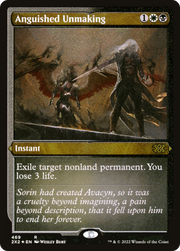Anguished Unmaking (2X2-469) - Double Masters 2022 Etched Foil