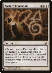 Austere Command (PLST-LRW-3) - The List