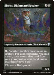 Sivriss, Nightmare Speaker (CLB-500) - Commander Legends: Battle for Baldur's Gate Etched Foil