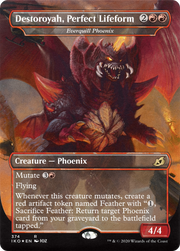 Everquill Phoenix (IKO-374) - Ikoria: Lair of Behemoths / Destoroyah, Perfect Lifeform (Borderless)