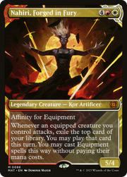 Nahiri, Forged in Fury (MAT-086) - March of the Machine: The Aftermath: (Showcase) Foil
