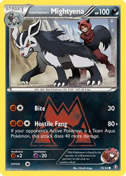 Team Magma's Mightyena 019/34  Double Crisis - Common