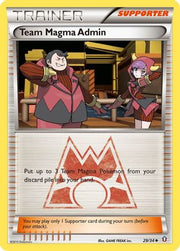 Team Magma Admin 029/34  Double Crisis - Uncommon