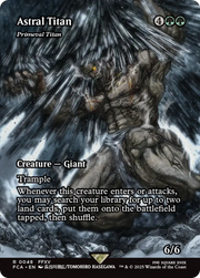 Primeval Titan (FCA-048) - FINAL FANTASY: Through the Ages / Astral Titan (Borderless) Foil