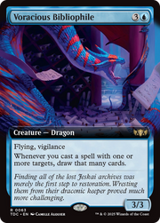 Voracious Bibliophile (TDC-063) - Commander: Tarkir: Dragonstorm: (Extended Art)