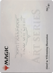 Island // Island (ASNC-078) - New Capenna Art Series (Borderless)