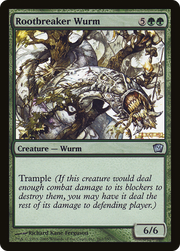 Rootbreaker Wurm (9ED-267★) - Ninth Edition Foil