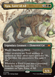 Ygra, Eater of All (BLB-294) - Bloomburrow: (Showcase) (Borderless) Foil