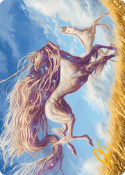 Nyxborn Unicorn // Nyxborn Unicorn (AMH3-001) - Modern Horizons 3 Art Series (Borderless) Foil
