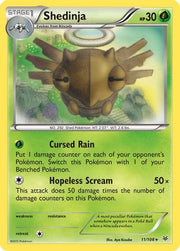 Shedinja 011/108  - Reverse Holofoil XY  Roaring Skies - Rare