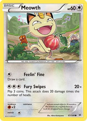 Meowth 067/108  XY  Roaring Skies - Common