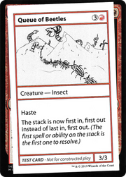 Queue of Beetles (CMB1-061) - Mystery Booster Playtest Cards 2021