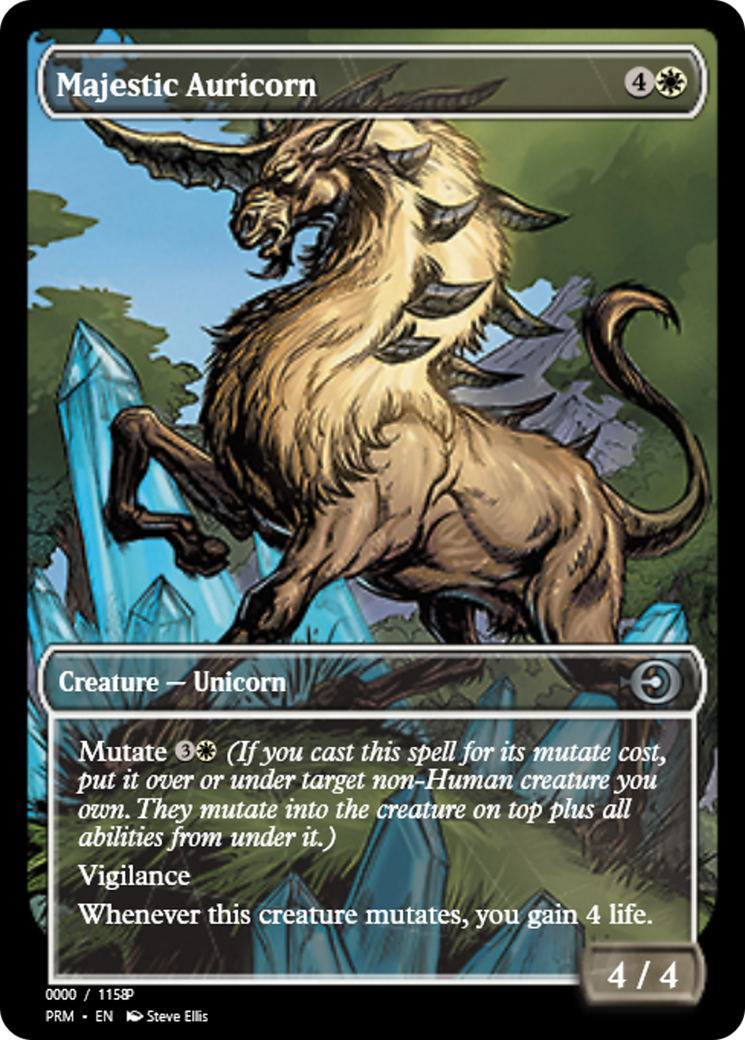 Majestic Auricorn (PRM-80953) - Magic Online Promos