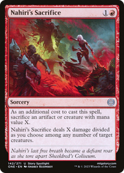 Nahiri's Sacrifice (ONE-142) - Phyrexia: All Will Be One Foil